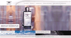 Desktop Screenshot of bentley-fragrances.com