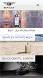 Mobile Screenshot of bentley-fragrances.com